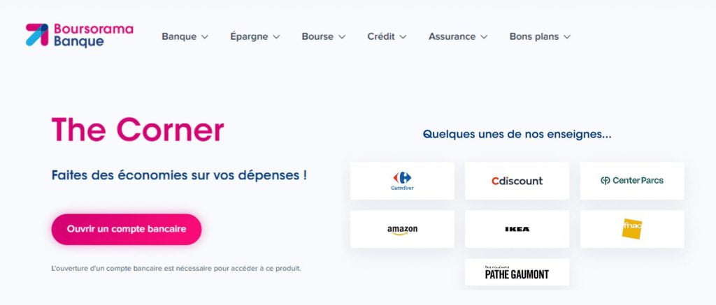 Avis BoursoBank : la banque en ligne préférée des Français 41 boursorama-banque-en-ligne-cashback-the-corner