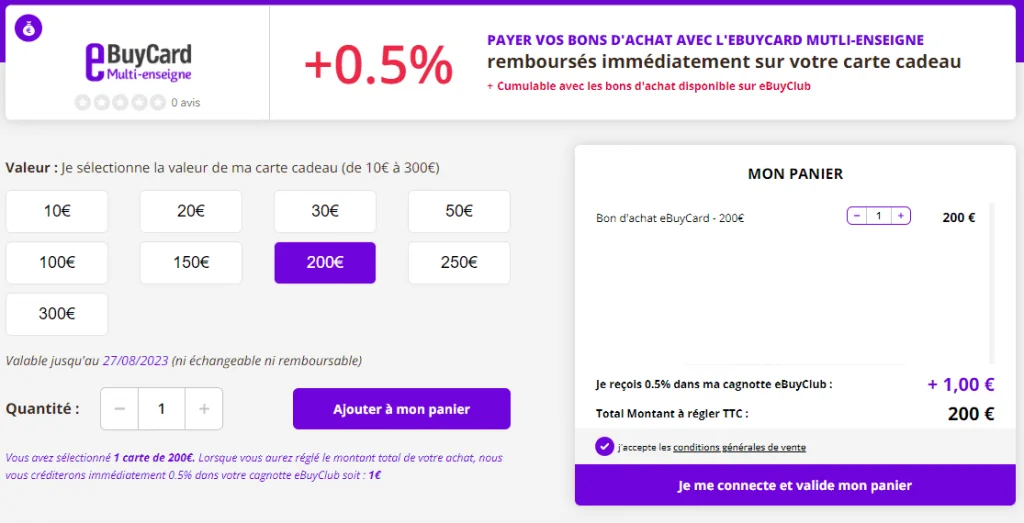 Avis eBuyClub : mon analyse et retour d’expérience sur 2026 49 ebuyclub-cashback-codes-promo-economies