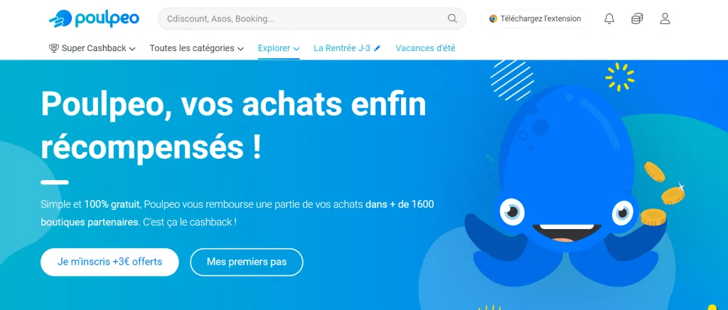 Top 5 des meilleurs sites & apps de cashback en 2026 43 poulpeo-cashback-site