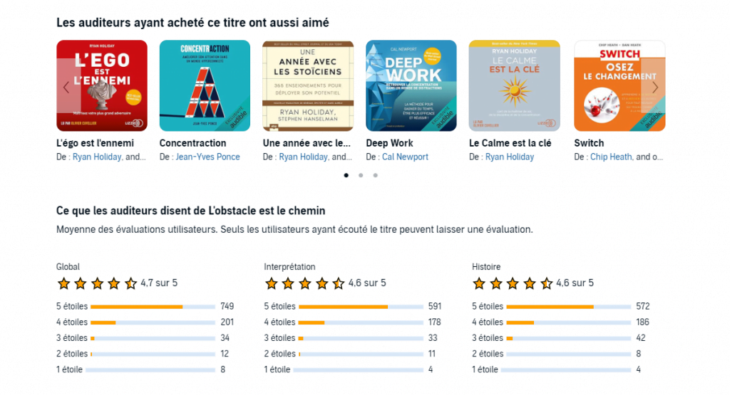 Avis Audible : le game changer pour apprendre et se développer 36 avis livre audible