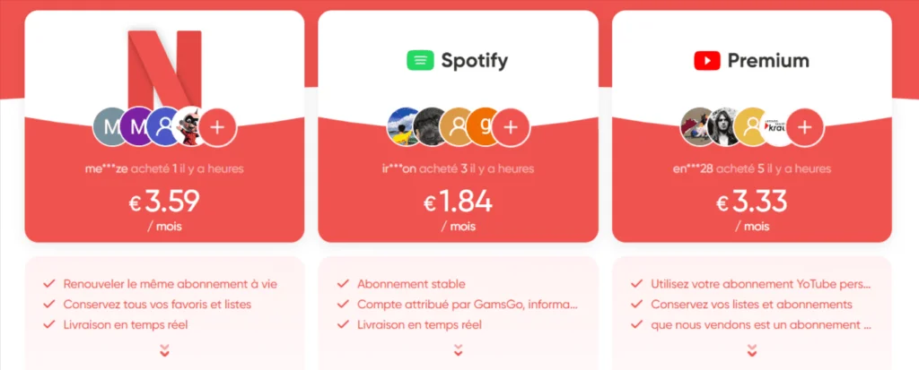 Abonnement Spotify pas cher