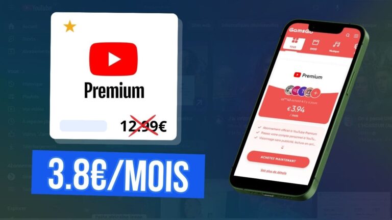 Obtenir YouTube Premium pas cher dès 3€/mois et sans VPN 38 Youtube Premium pas cher