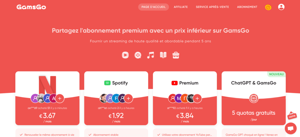 Comparatif Sharesub ou GamsGo : quelle plateforme est la plus rentable ? 37 Site de GamsGo