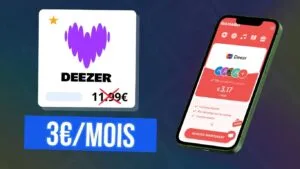 Abonnement Deezer pas cher dès 3€/mois