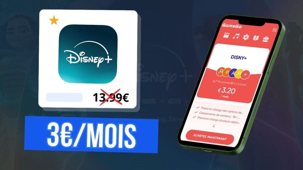 Abonnement Disney+ pas cher à 3€/mois avec ce bon plan 34 Abonnement Disney+ pas cher