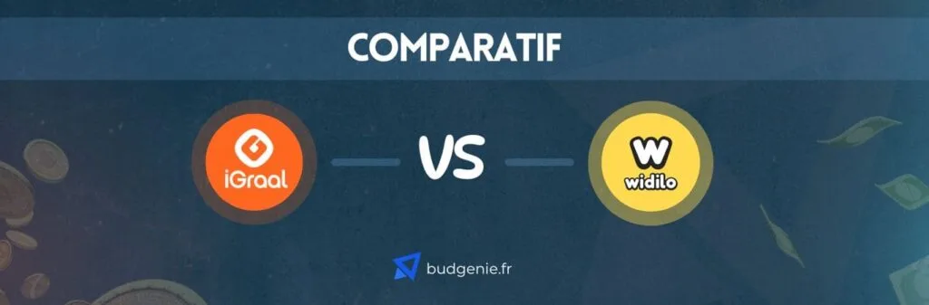 Banner - comparatif Igraal vs Widilo