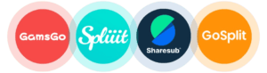 comparatif meilleur site partage abonnement -gamsgo spliiit sharesub gosplit