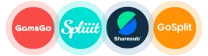 comparatif meilleur site partage abonnement -gamsgo spliiit sharesub gosplit