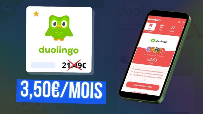 Abonnement Duolingo pas cher