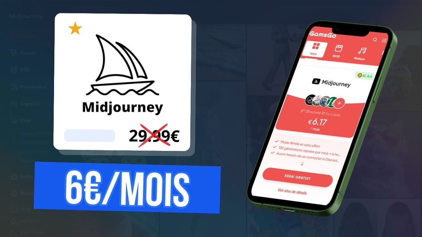 Cheaper Midjourney subscription