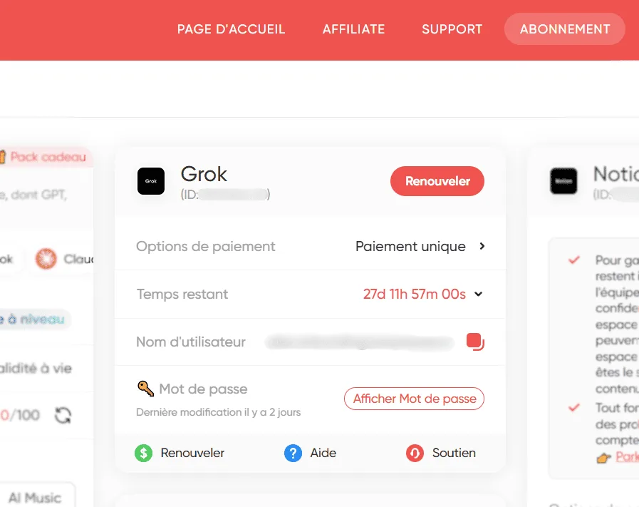 Grok abonnement op GamsGo