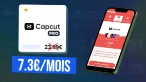 CapCut Pro moins cher