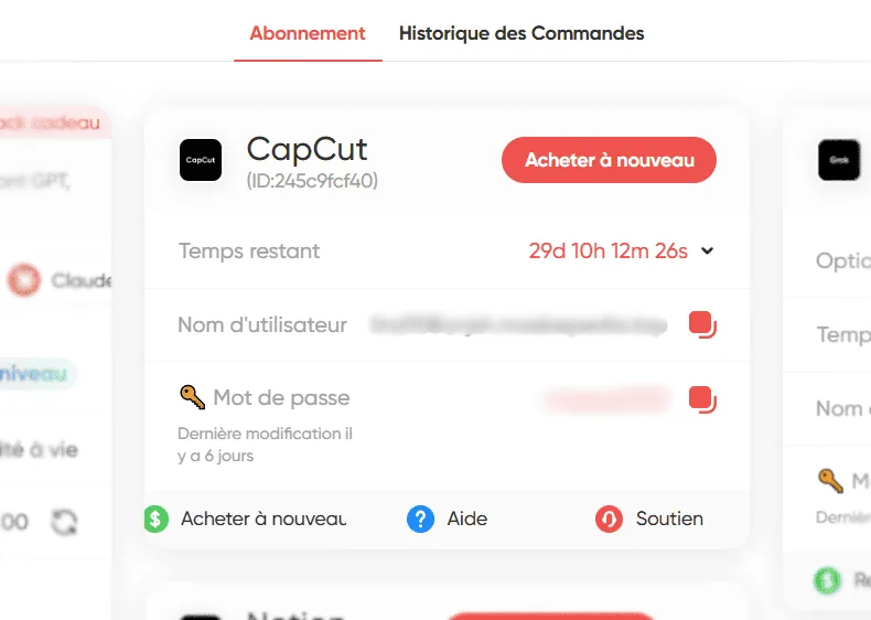 Récupérer accès CapCut sur GamsGo