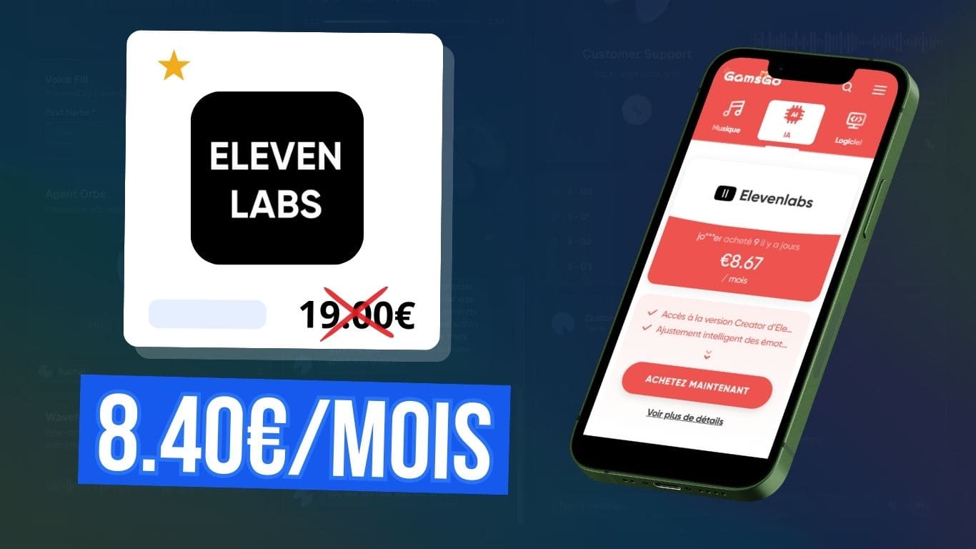 ElevenLabs moins cher
