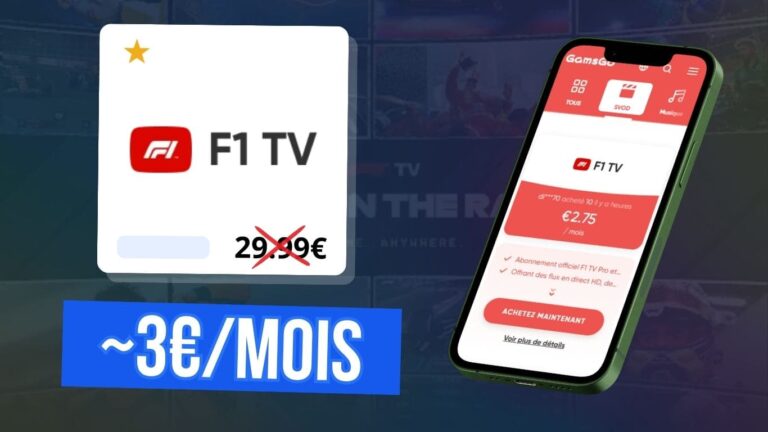 F1 TV PRO moins cher