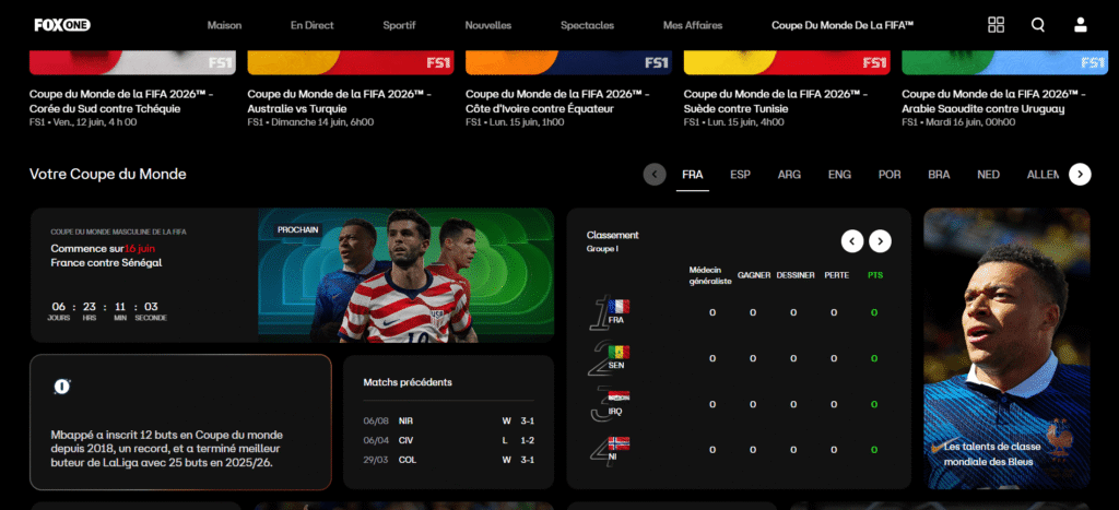 Arrivée sur le compte Fox One