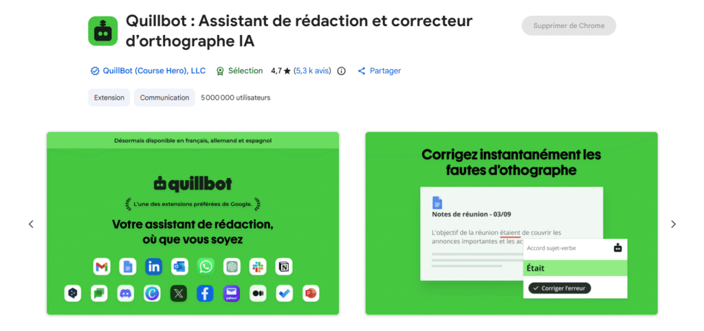 Comment avoir QuillBot moins cher dès 5,8€/mois très simplement ? 40 Avis et extension de navigateur QuillBot